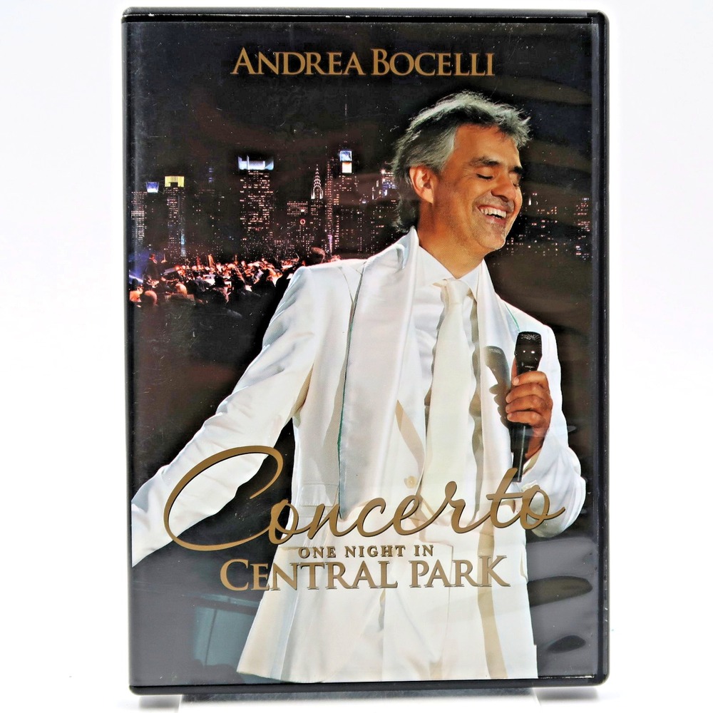 Andrea Bocelli Concerto One Night in Central Park DVD 2011 Celine Dion Bennett